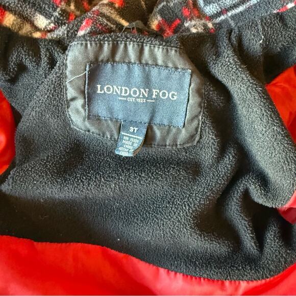 Black and Red Hooded Jacket Coat 3T - Picture 5 of 5